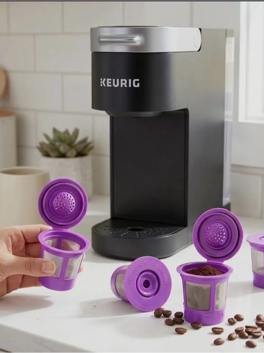 Keurig Single-Serve Coffee Maker w/ 3 refillable pods included! BPA-Free. - Picture 5 of 5